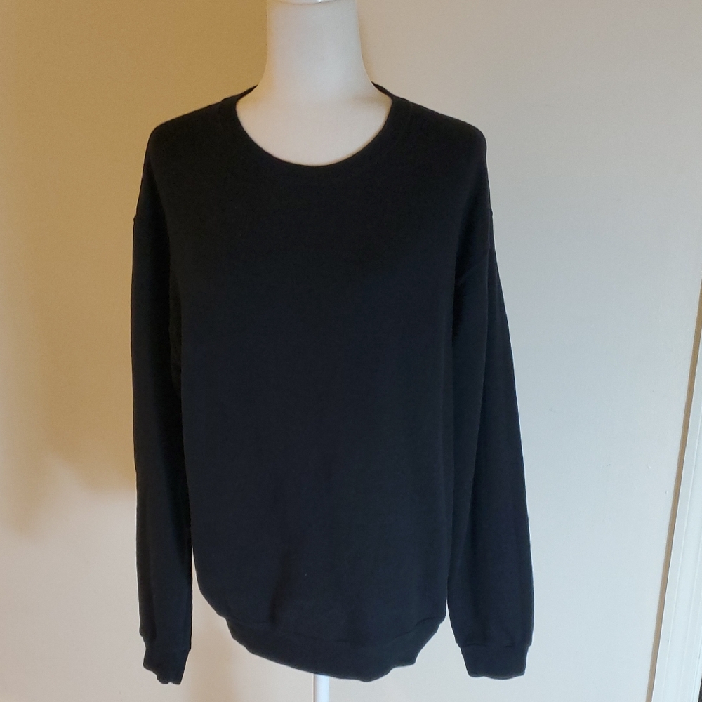 Fruit of the Loom Black Crewneck Sweatshirt